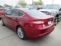 2014 Ruby Red Ford Fusion Hybrid SE  photo #3