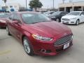 2014 Ruby Red Ford Fusion Hybrid SE  photo #6