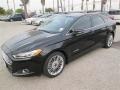 2014 Tuxedo Black Ford Fusion Hybrid SE  photo #1