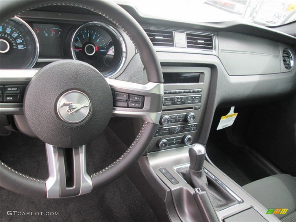 2014 Mustang GT Coupe - Oxford White / Charcoal Black photo #9