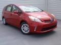 2014 Barcelona Red Metallic Toyota Prius v Two  photo #1