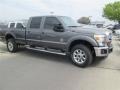2014 Sterling Gray Metallic Ford F350 Super Duty Lariat Crew Cab 4x4  photo #5