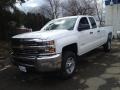 2015 Summit White Chevrolet Silverado 2500HD WT Double Cab  photo #1