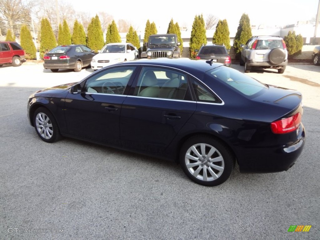 2011 A4 2.0T quattro Sedan - Deep Sea Blue Pearl / Cardamom Beige photo #10