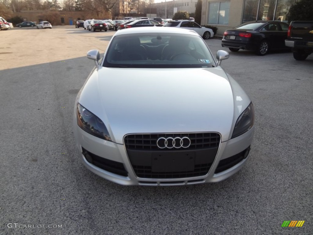 2008 TT 2.0T Coupe - Light Silver Metallic / Black photo #7