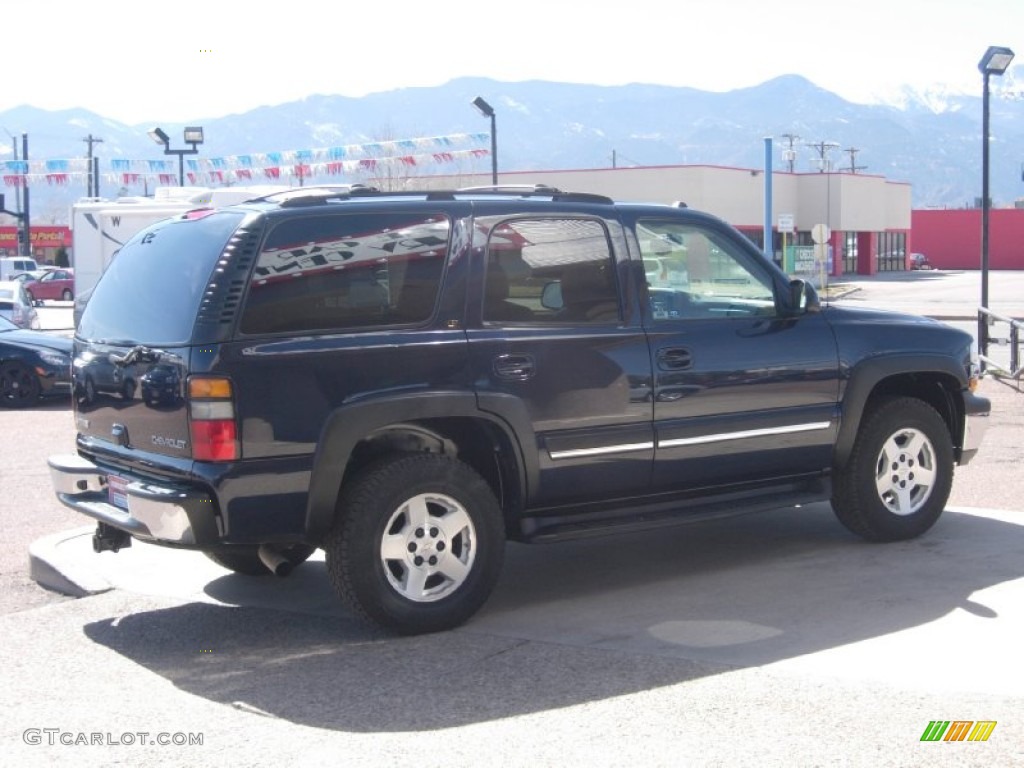 2005 Tahoe LT 4x4 - Dark Blue Metallic / Tan/Neutral photo #15