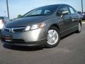 2008 Galaxy Gray Metallic Honda Civic Hybrid Sedan  photo #1