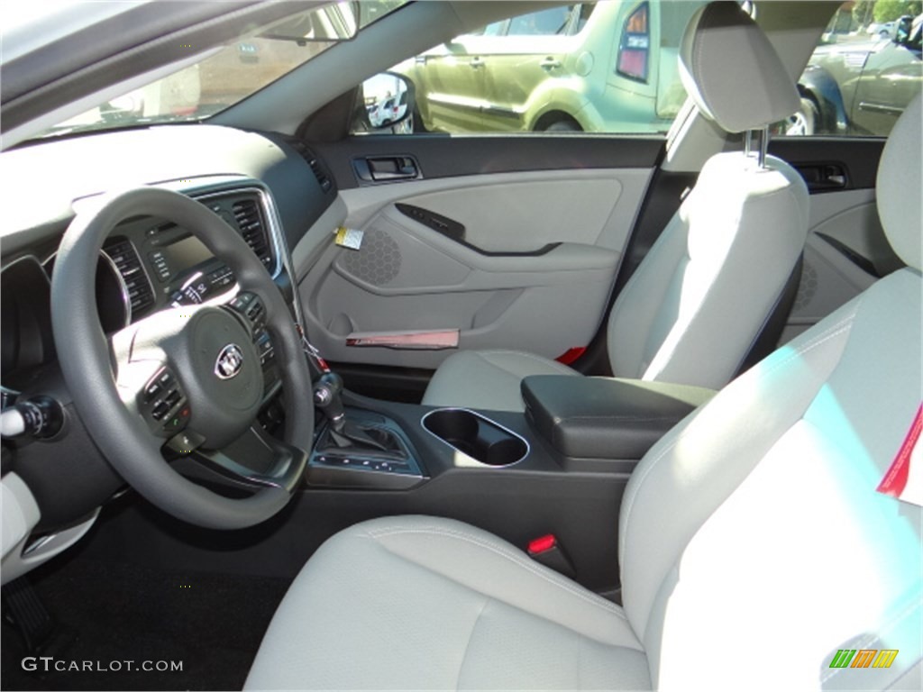 Gray Interior 2014 Kia Optima LX Photo #91674896