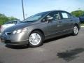 2008 Galaxy Gray Metallic Honda Civic Hybrid Sedan  photo #2