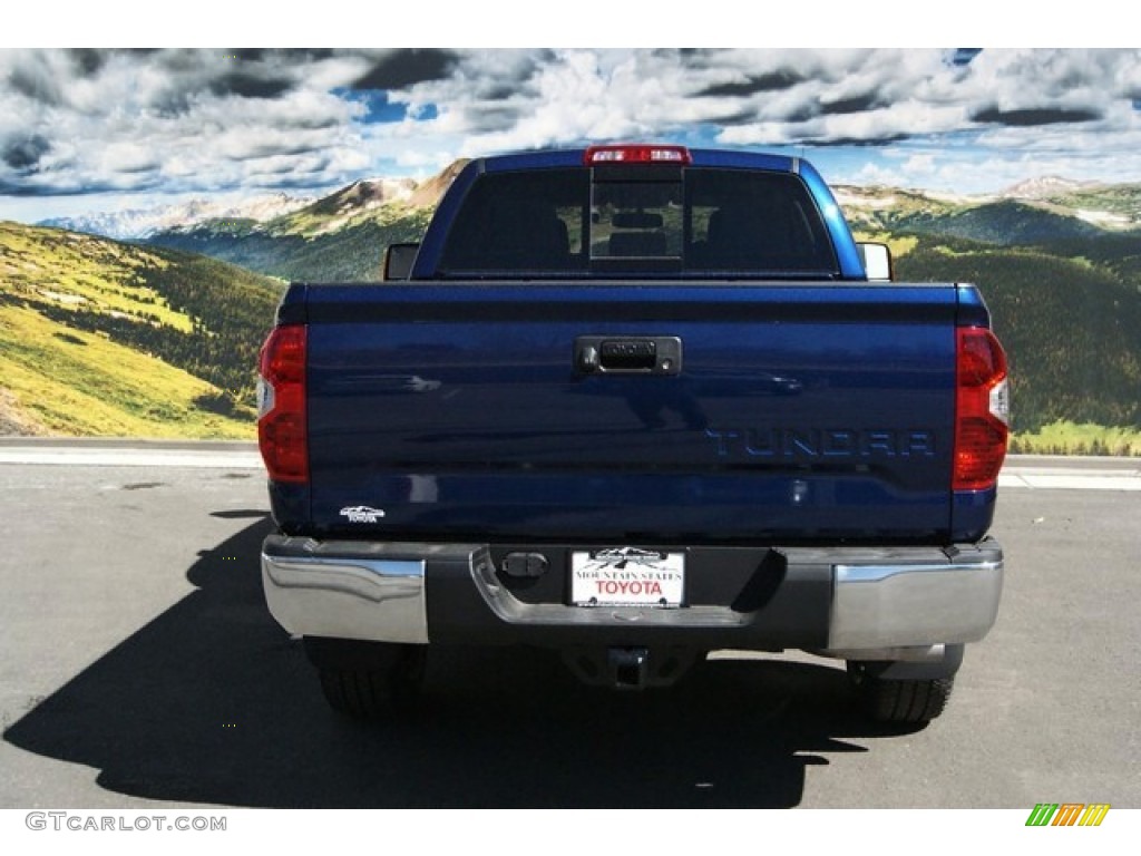2014 Tundra SR5 TRD Double Cab 4x4 - Blue Ribbon Metallic / Black photo #4