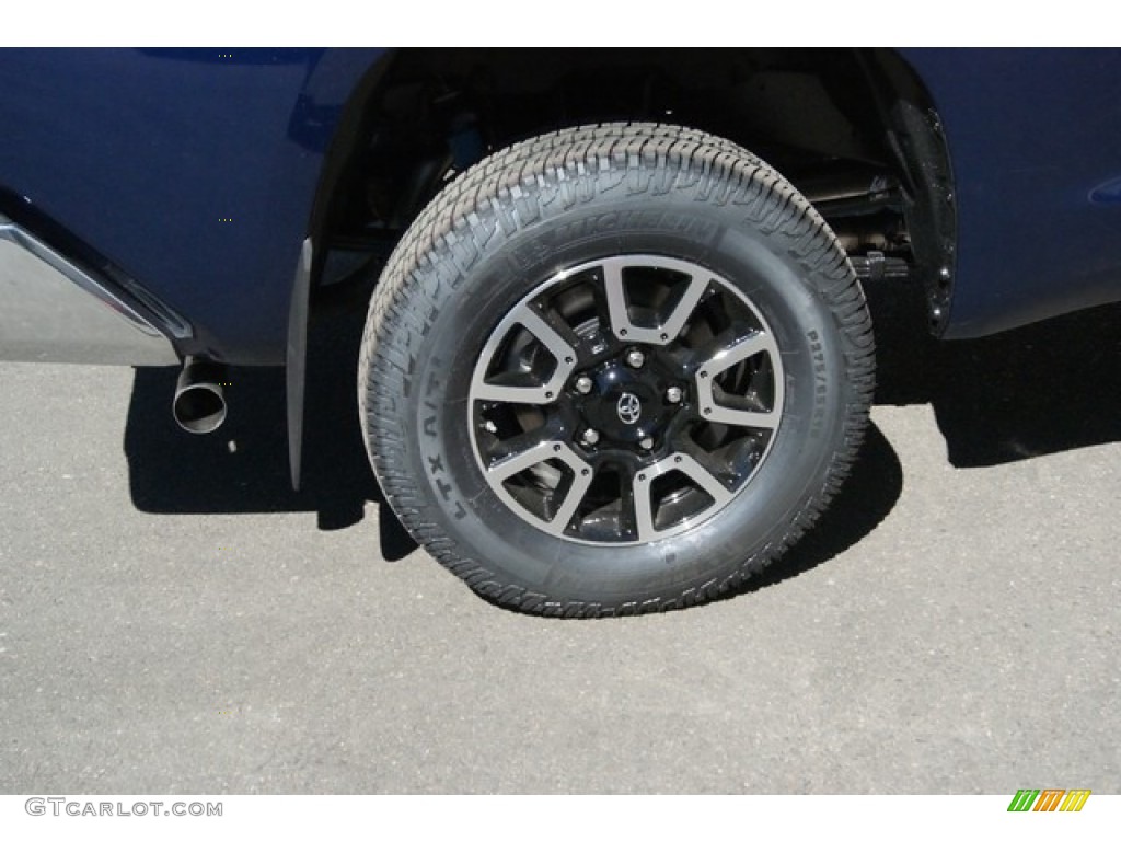 2014 Tundra SR5 TRD Double Cab 4x4 - Blue Ribbon Metallic / Black photo #9