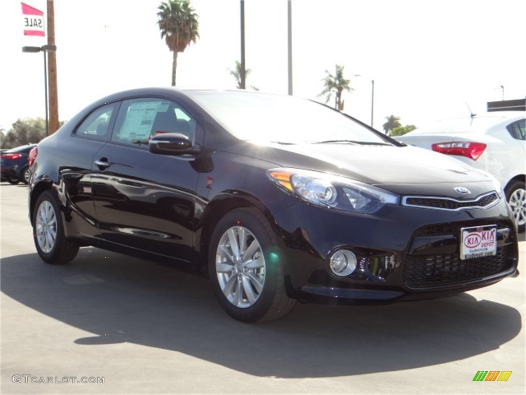 Aurora Black Kia Forte Koup