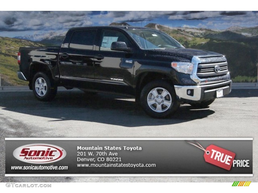 2014 Tundra SR5 Crewmax 4x4 - Black / Graphite photo #1