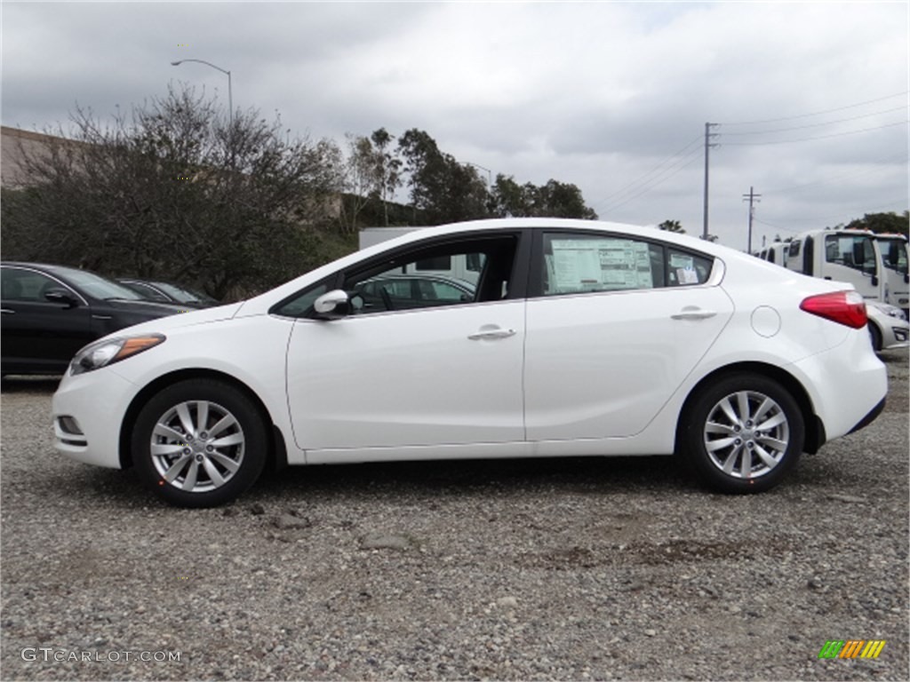 Snow White Pearl 2014 Kia Forte EX Exterior Photo #91676762