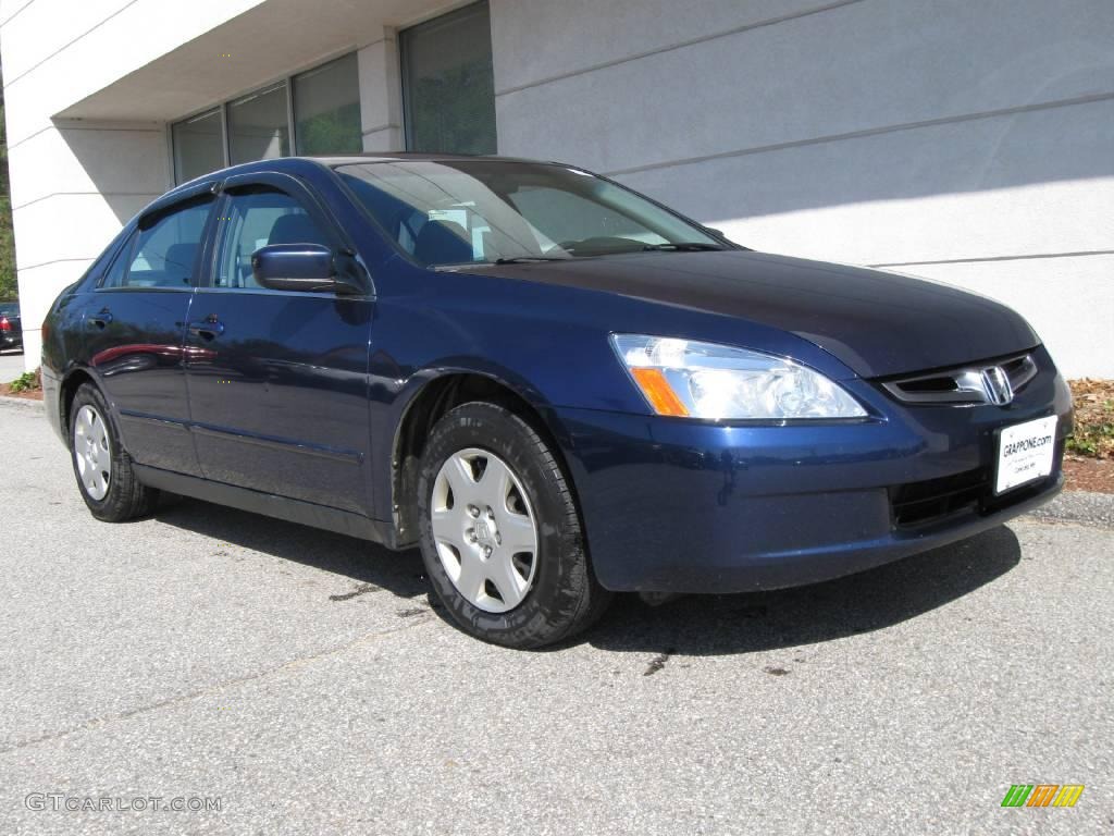 2005 Accord LX Sedan - Eternal Blue Pearl / Gray photo #1