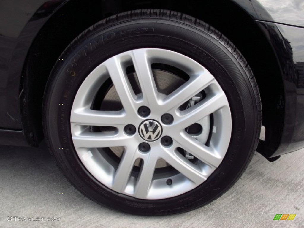 2014 Volkswagen Jetta TDI SportWagen Wheel Photo #91679905
