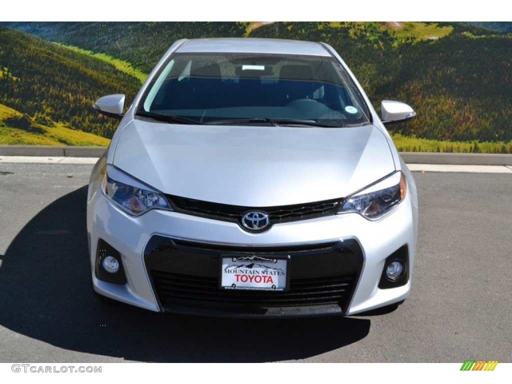 2014 Corolla S - Classic Silver Metallic / Steel Blue photo #2