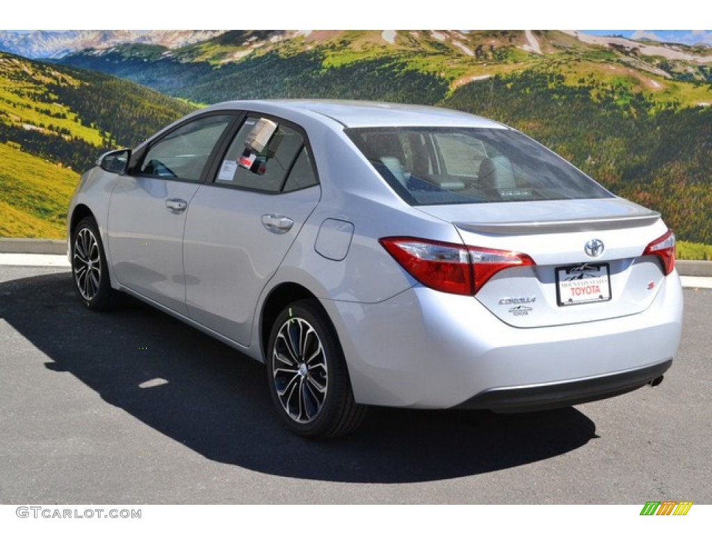 2014 Corolla S - Classic Silver Metallic / Steel Blue photo #3