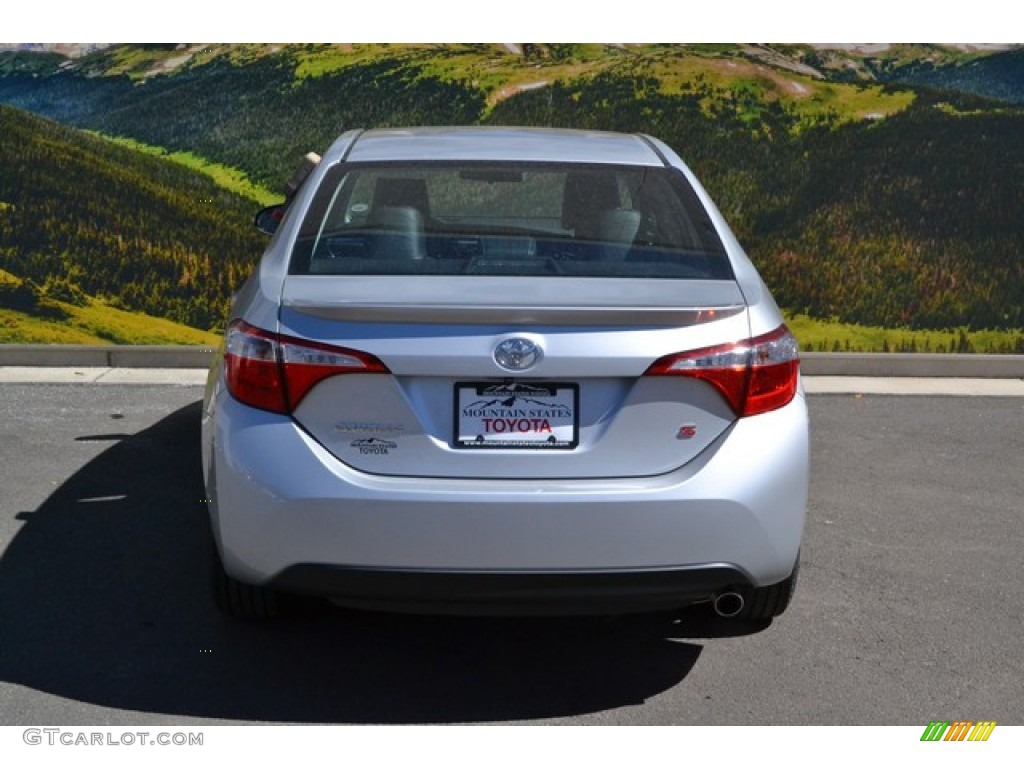 2014 Corolla S - Classic Silver Metallic / Steel Blue photo #4