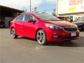 2014 Crimson Red Kia Forte EX  photo #1