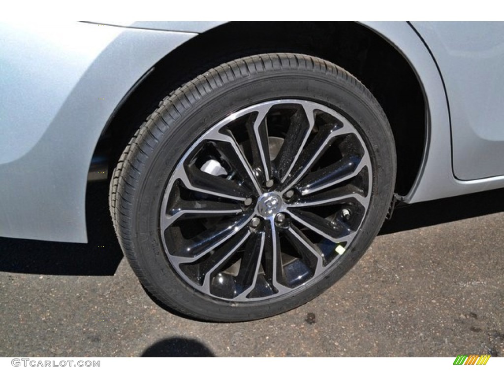 2014 Corolla S - Classic Silver Metallic / Steel Blue photo #9