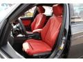 Coral Red/Black Front Seat Photo for 2013 BMW 3 Series #91680509