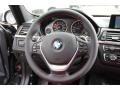Coral Red/Black Steering Wheel Photo for 2013 BMW 3 Series #91680587