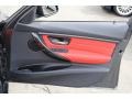 Coral Red/Black Door Panel Photo for 2013 BMW 3 Series #91680749