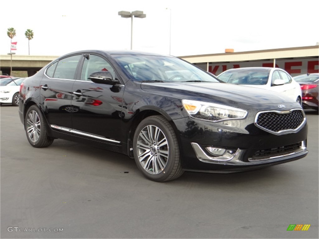 Aurora Black 2014 Kia Cadenza Premium Exterior Photo #91681892