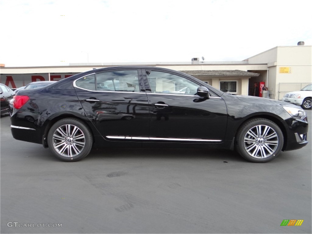 2014 Cadenza Premium - Aurora Black / Black photo #2