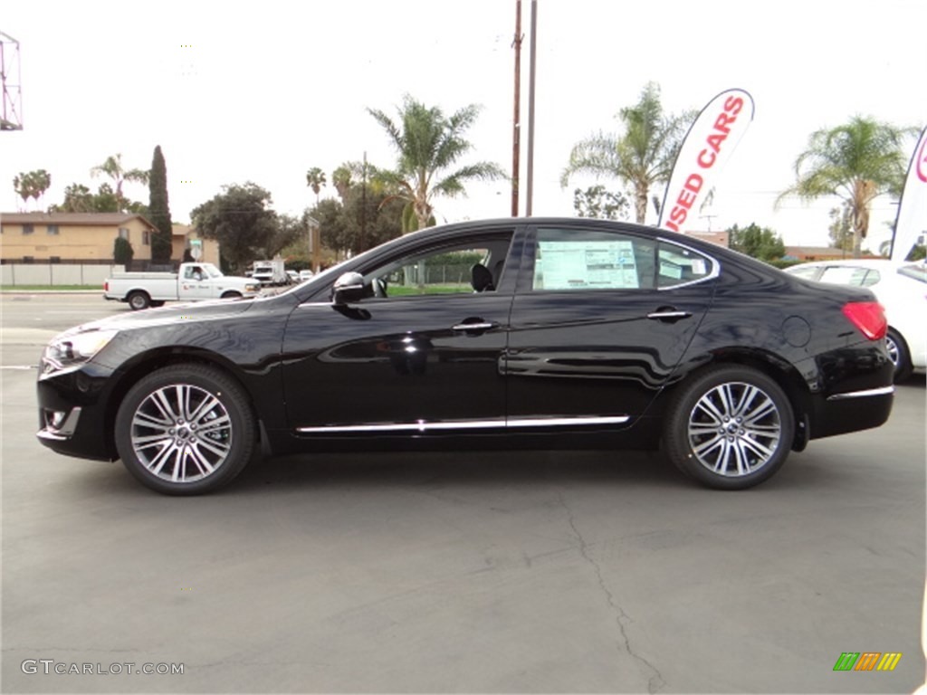 2014 Cadenza Premium - Aurora Black / Black photo #5