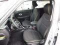 2014 Kia Soul Black Honeycomb Woven Cloth Interior Front Seat Photo