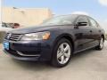 2014 Night Blue Metallic Volkswagen Passat 1.8T SE  photo #3