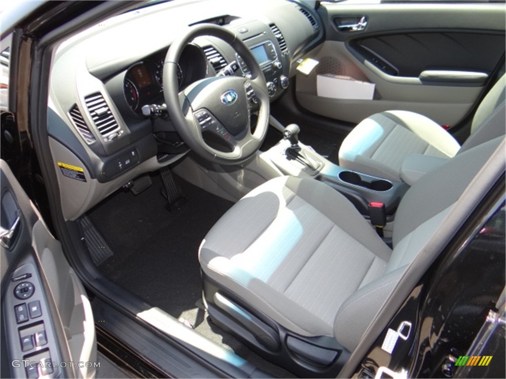 2014 Forte EX - Aurora Black / Gray photo #10