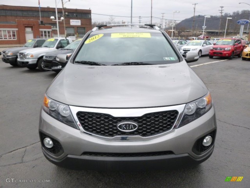 2012 Sorento LX AWD - Titanium Silver / Black photo #3