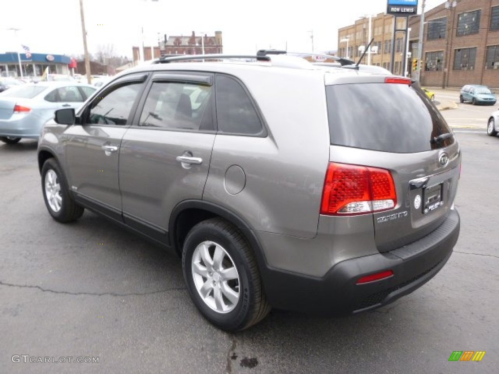 2012 Sorento LX AWD - Titanium Silver / Black photo #6