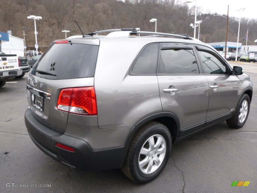 2012 Sorento LX AWD - Titanium Silver / Black photo #8