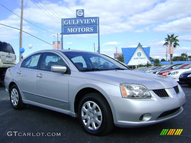 2006 Galant ES - Liquid Silver Metallic / Gray photo #1