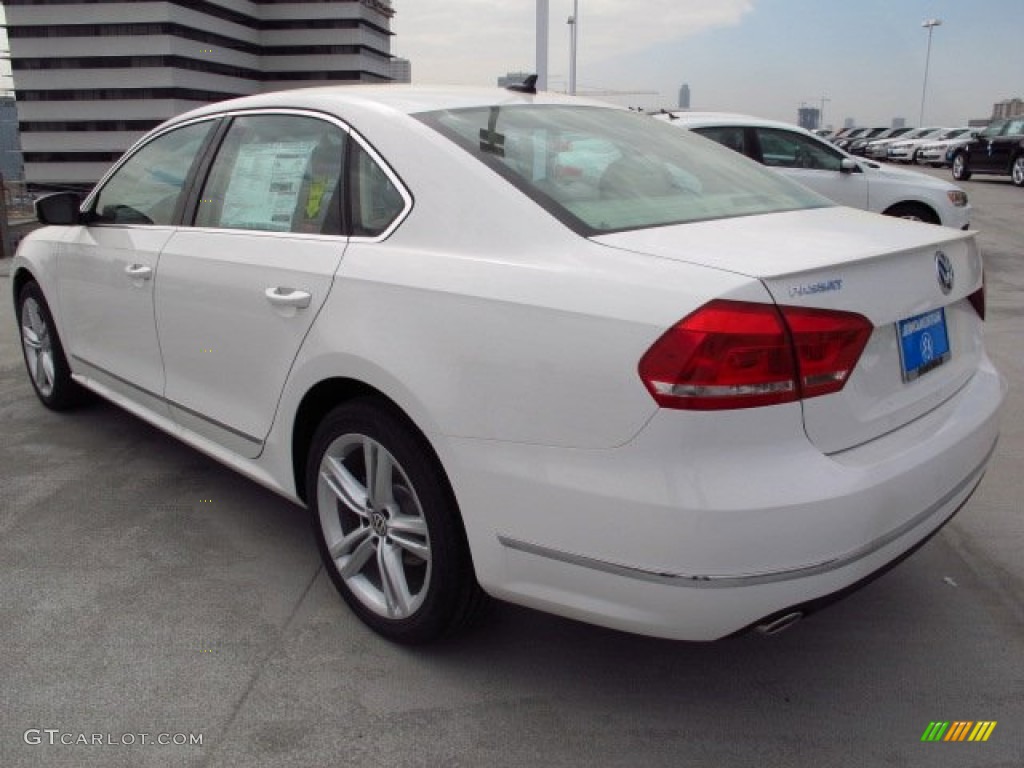 2014 Passat TDI SEL Premium - Candy White / Cornsilk Beige photo #4