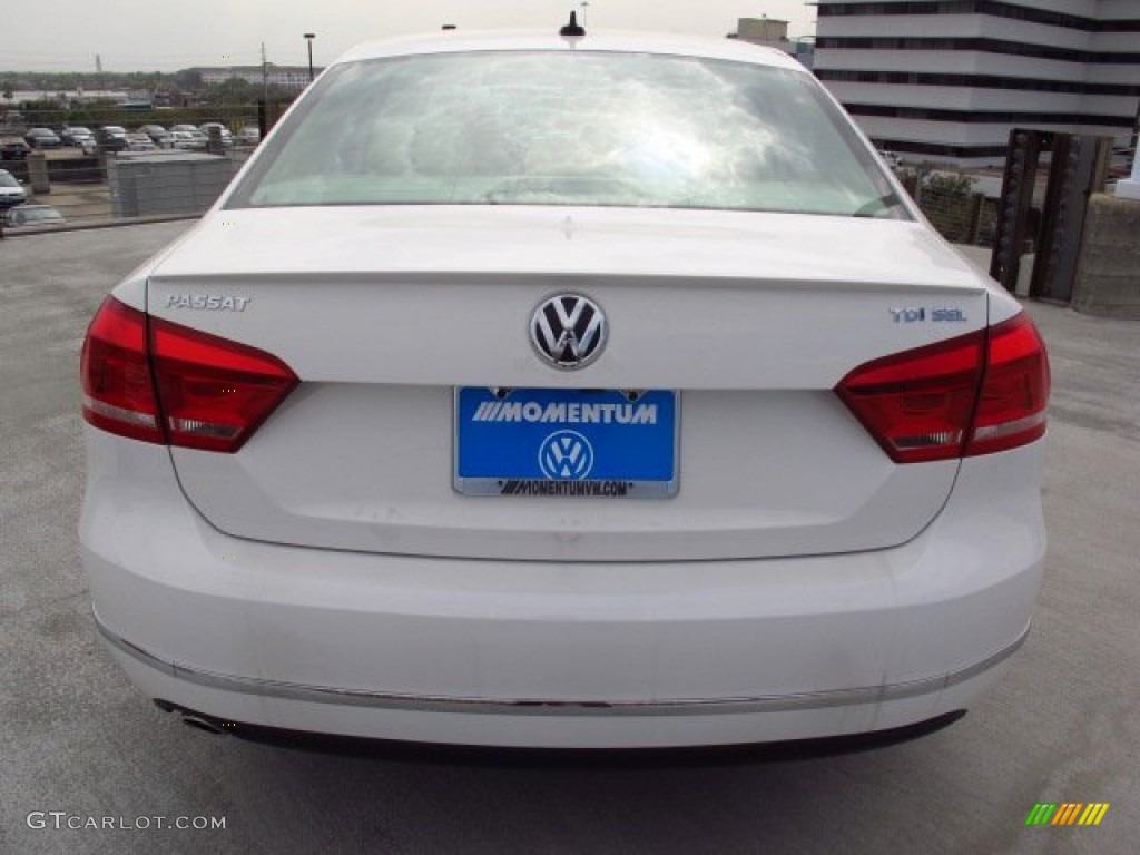 2014 Passat TDI SEL Premium - Candy White / Cornsilk Beige photo #5