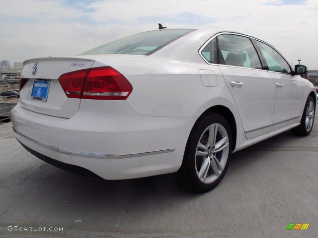 2014 Passat TDI SEL Premium - Candy White / Cornsilk Beige photo #6