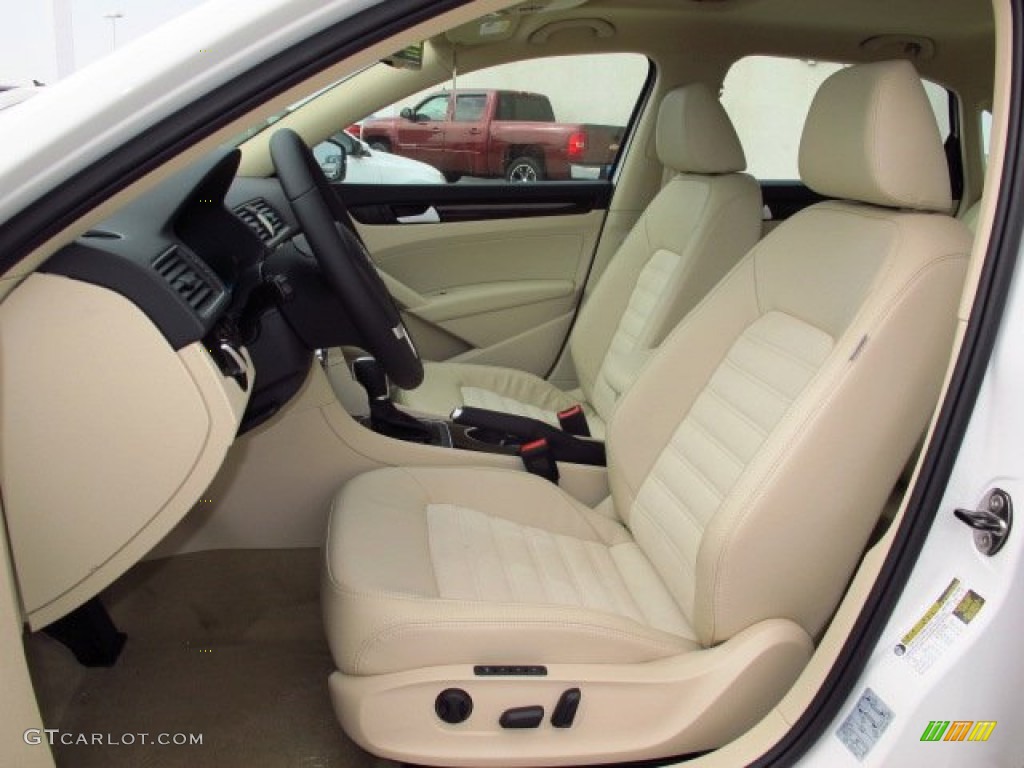 2014 Passat TDI SEL Premium - Candy White / Cornsilk Beige photo #10