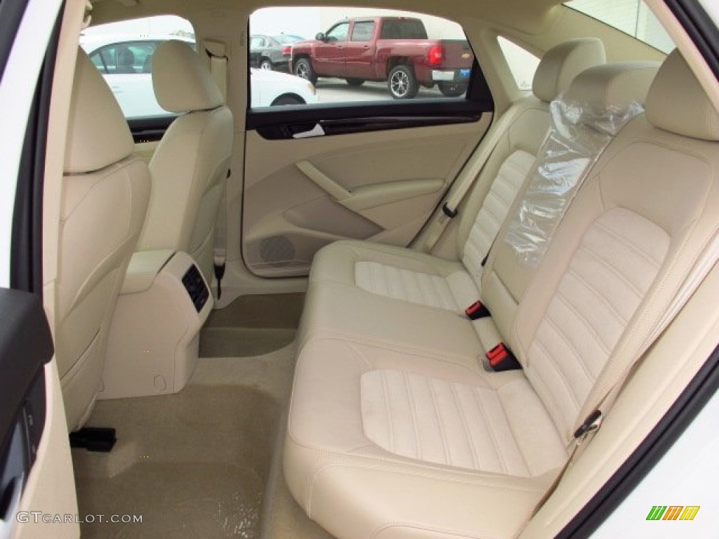 2014 Passat TDI SEL Premium - Candy White / Cornsilk Beige photo #12