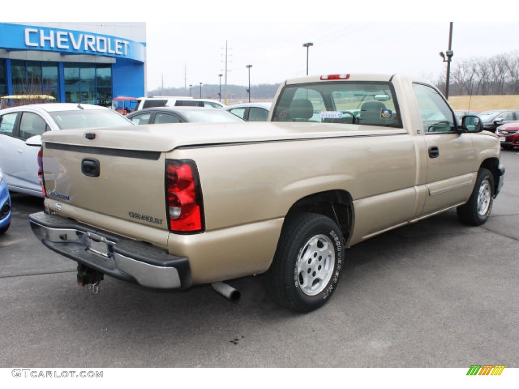 2004 Silverado 1500 Regular Cab - Sandstone Metallic / Dark Charcoal photo #3