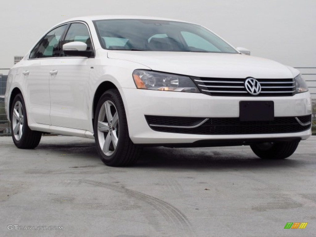 2014 Passat 1.8T Wolfsburg Edition - Candy White / Titan Black photo #1