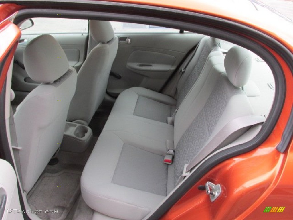 2007 Cobalt LS Sedan - Sunburst Orange Metallic / Gray photo #20