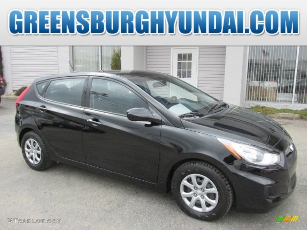 Ultra Black Hyundai Accent