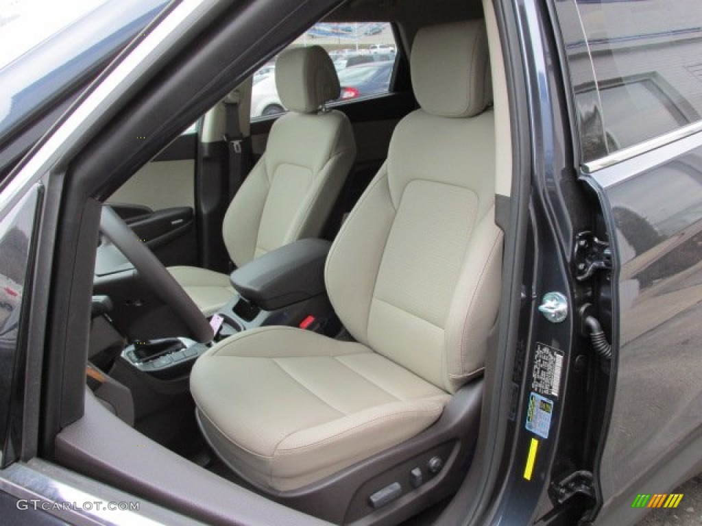 Beige Interior 2014 Hyundai Santa Fe Limited AWD Photo #91688603