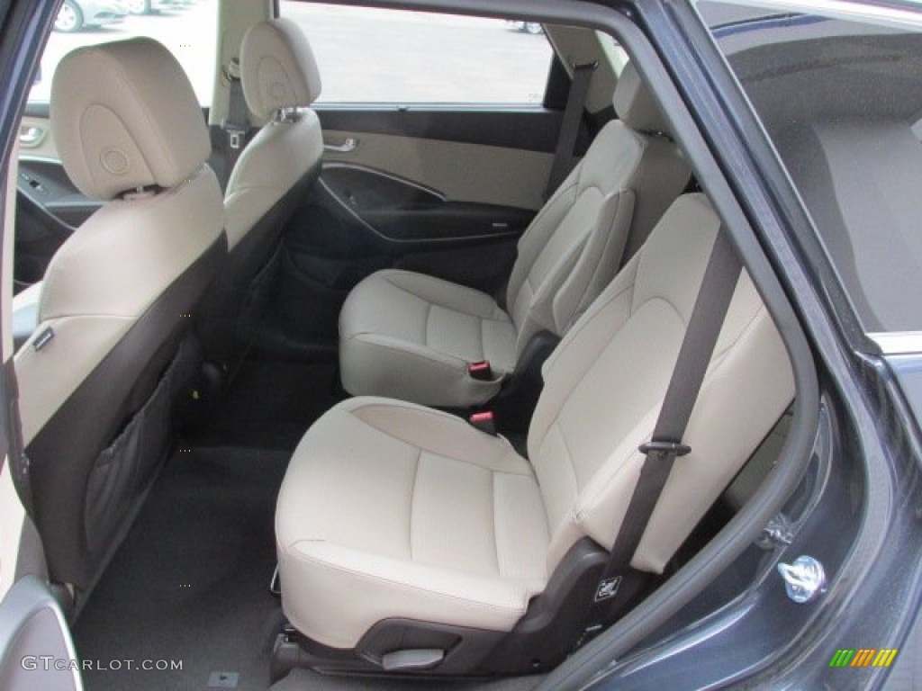 Beige Interior 2014 Hyundai Santa Fe Limited AWD Photo #91688693