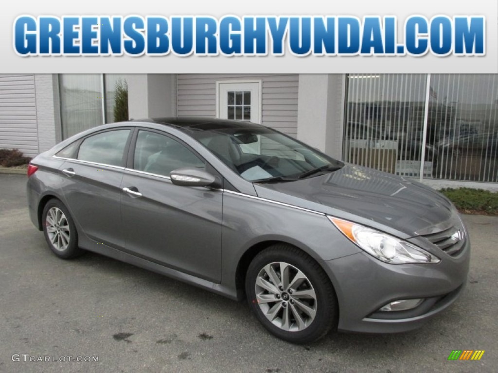 2014 Sonata Limited - Harbor Gray Metallic / Gray photo #1